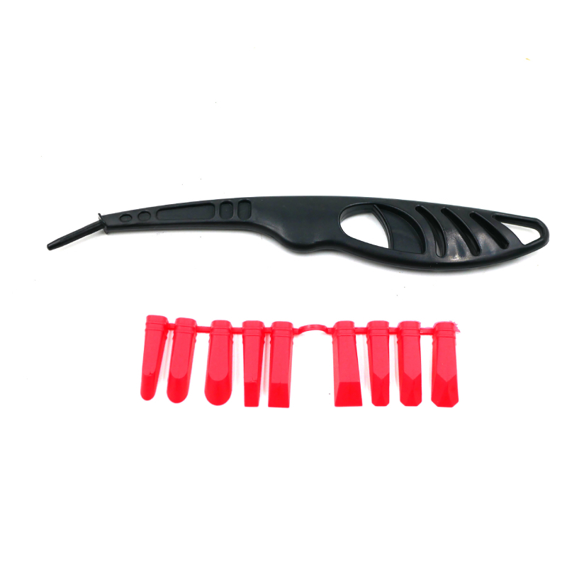 Стъклен уплътнителен шпакел, комплект от 10 части, 9-в-1 глави за фугиране на врати и прозорци