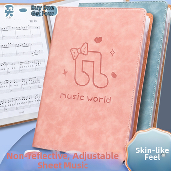 Кожена папка за ноти, модел Ypj-001, 20 страници, 30 мм гръб, 5 мм дебелина на материала