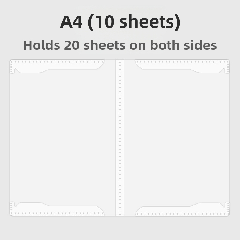 Кожена папка за ноти, модел Ypj-001, 20 страници, 30 мм гръб, 5 мм дебелина на материала