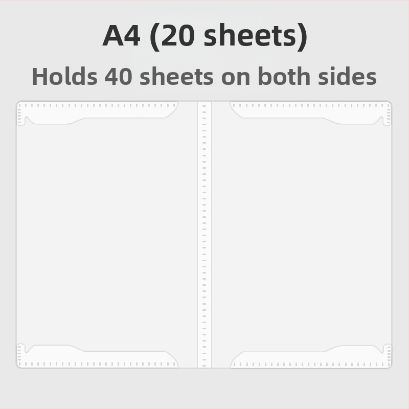 Кожена папка за ноти, модел Ypj-001, 20 страници, 30 мм гръб, 5 мм дебелина на материала
