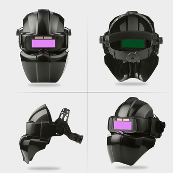 Automātiski tumšā za metināšanas maska ar galvas uzvilkamu cepuri; Zīmols: Other; Materiāls: Other; Pielietojums: Other