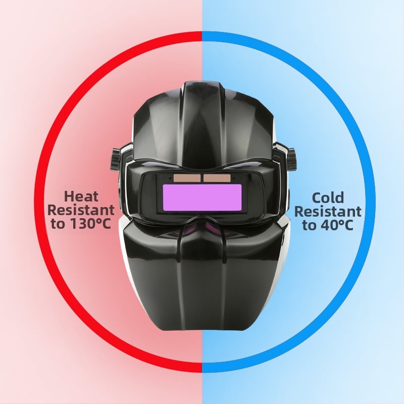 Automātiski tumšā za metināšanas maska ar galvas uzvilkamu cepuri; Zīmols: Other; Materiāls: Other; Pielietojums: Other