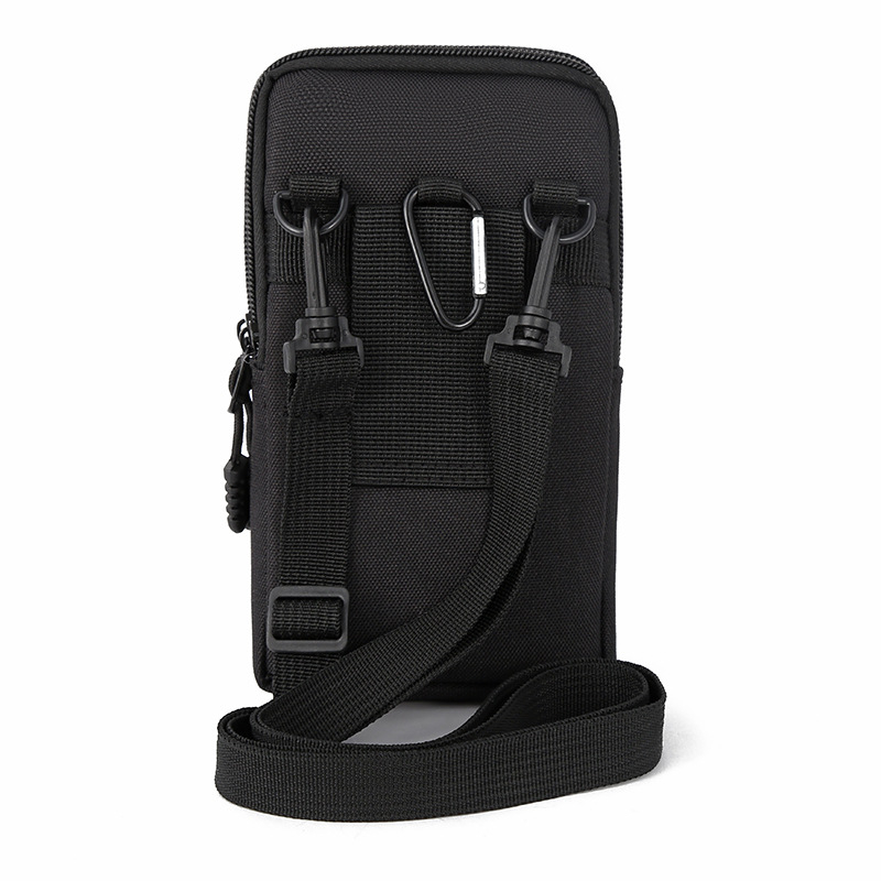 Pásová taška na telefón pre mužov, Oxford textília, proti krádeži, mestský minimalistický štýl