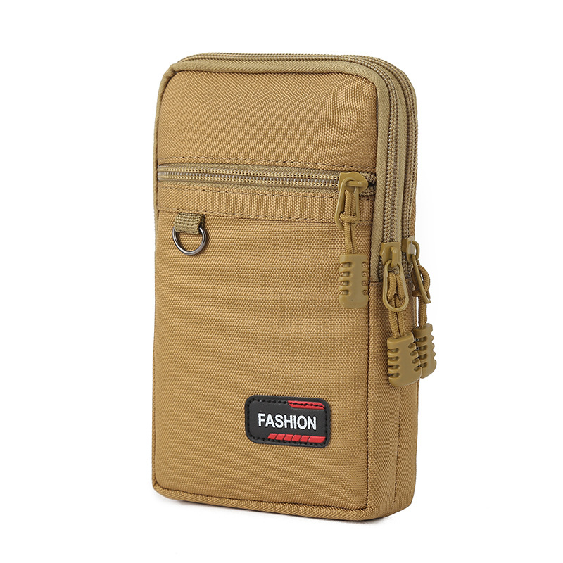 Pásová taška na telefón pre mužov, Oxford textília, proti krádeži, mestský minimalistický štýl