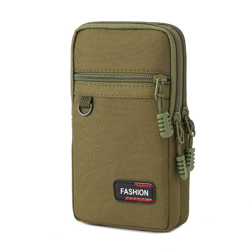 Pásová taška na telefón pre mužov, Oxford textília, proti krádeži, mestský minimalistický štýl