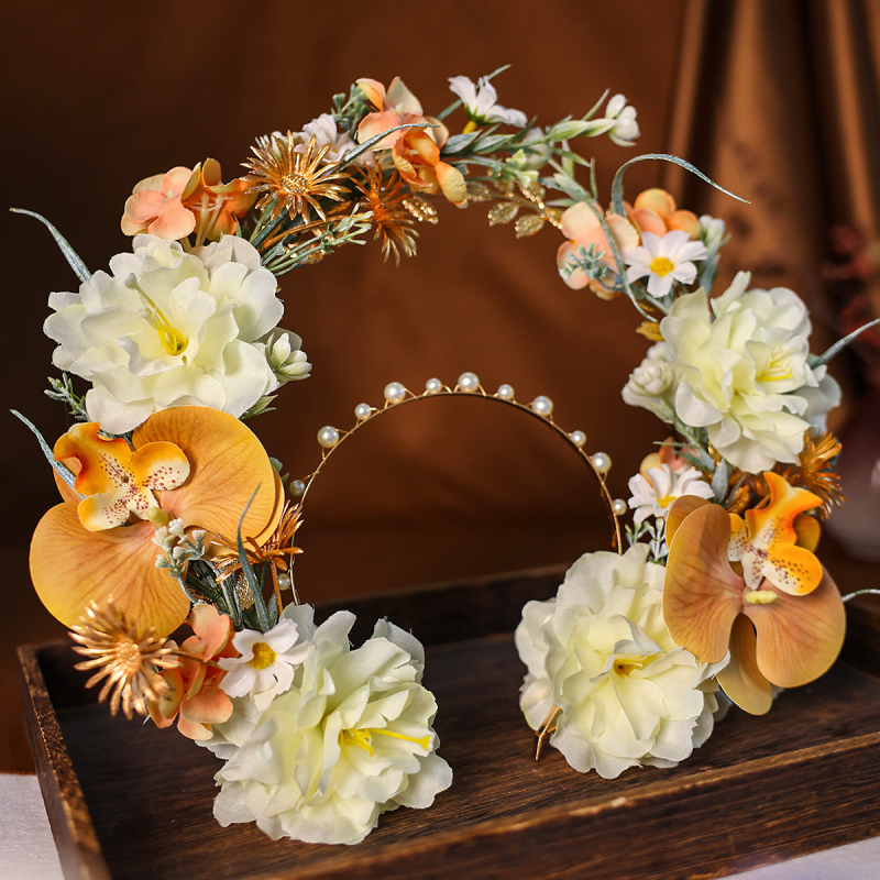 Ötvözetből készült fejfedő, ősi stílus, kézzel készített; ideális kínai ősi stílusú fotózáshoz és klasszikus táncelőadásokhoz