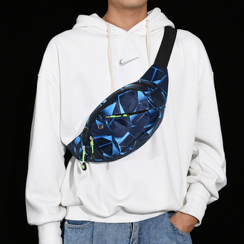 Maple Leaf fitness torbica za pojas za muškarce i žene, višenamjenska za trčanje i vožnju biciklom, Oxford materijal, zatvarač, džep sa zatvaračem, trodimenzionalna vanjska torba, meka ručka