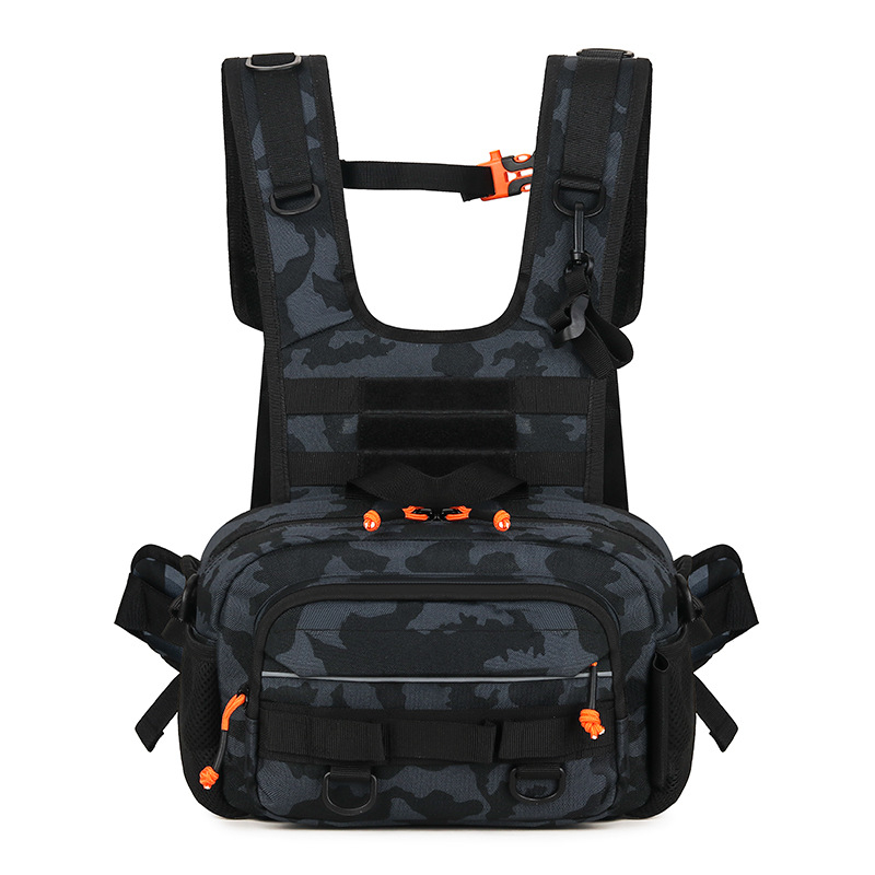 Sportinė kuprinė lauko sportui (Oxford audinys; plėtimas; išlenktas pečių diržas; poliesterio pamušalas)