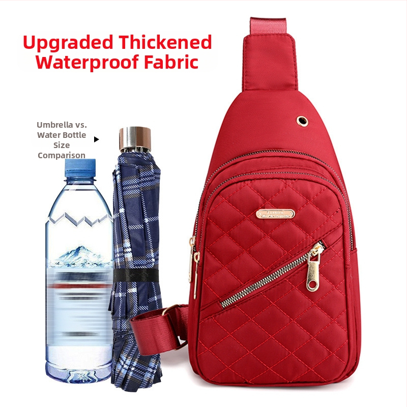 Férfi mellkas táska poliészterből vászon béléssel, Sea time márka, ideális üzleti utazásokhoz