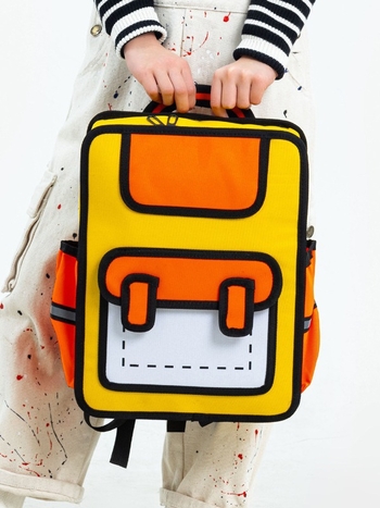 Rucsac din nailon unisex pentru școala primară, stil jucăuș, primăvara 2024, destinat educației școlare