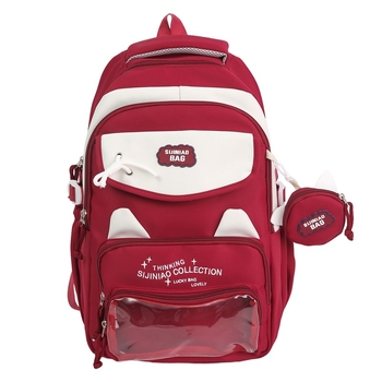 Σακίδιο 52-6019, νάιλον, με εργονομικό πίσω πάνελ, unisex για μαθητές 5ης–6ης δημοτικού