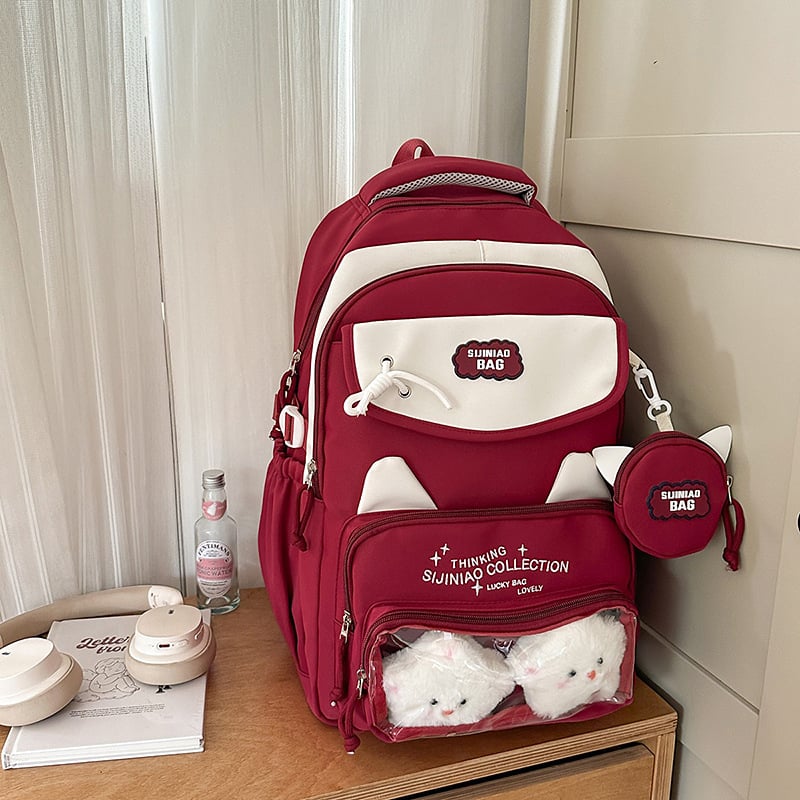 Σακίδιο 52-6019, νάιλον, με εργονομικό πίσω πάνελ, unisex για μαθητές 5ης–6ης δημοτικού