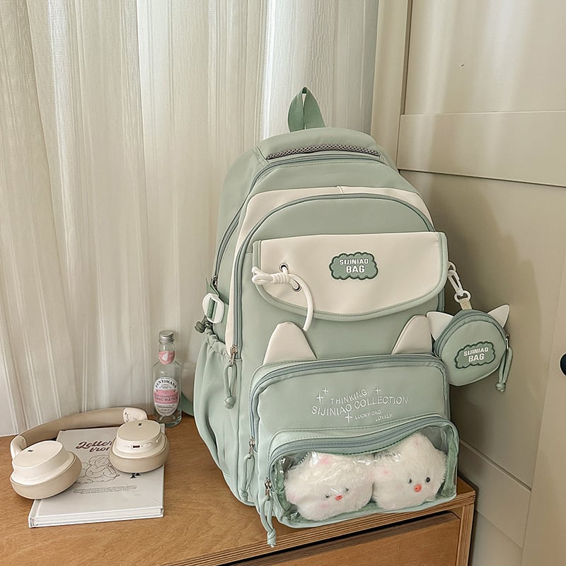 Σακίδιο 52-6019, νάιλον, με εργονομικό πίσω πάνελ, unisex για μαθητές 5ης–6ης δημοτικού