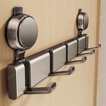 Κρεμάστρα μπάνιου με κύπελλο κενού, χωρίς διάτρηση, φορτίο, για πετσέτες και ρούχα, CUPC πιστοποιημένο