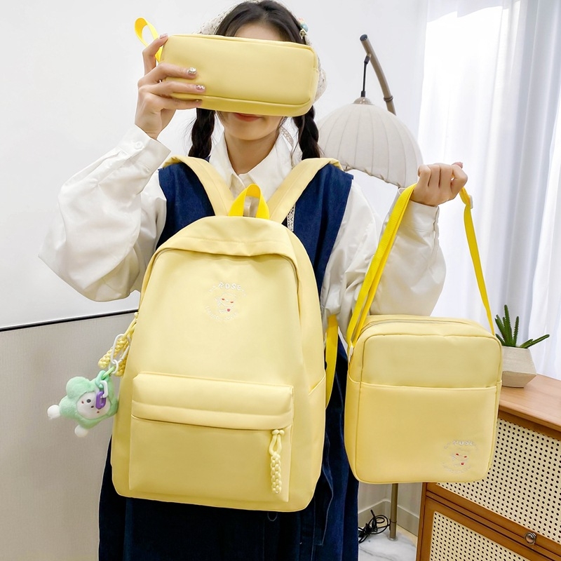 Unisex nailono kuprinė, 20–35L, tinkama 14 colių nešiojamam, oro pagalvėlės pečių diržai, 2025 vasara.