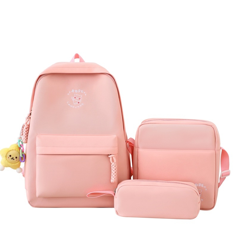 Unisex nailono kuprinė, 20–35L, tinkama 14 colių nešiojamam, oro pagalvėlės pečių diržai, 2025 vasara.