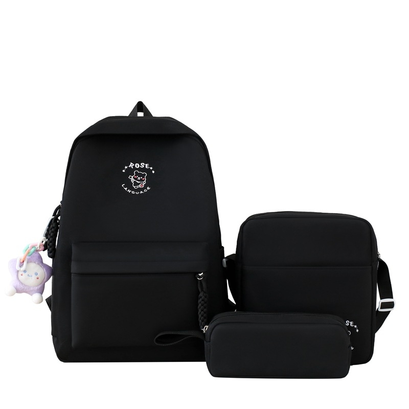 Unisex nailono kuprinė, 20–35L, tinkama 14 colių nešiojamam, oro pagalvėlės pečių diržai, 2025 vasara.