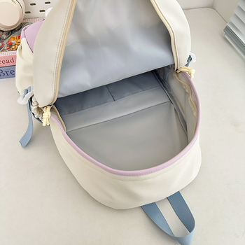 Σακίδιο για μαθήτριες – χαριτωμένος σχεδιασμός καρτούν, ιαπωνικού εμπνευσμένου στυλ πανεπιστημιούπολης, 20–35 λίτρα, θήκη για φορητό 15 ιντσών, νάιλον, προστασία της σπονδυλικής στήλης, ιμάντες με αερόσφυξη