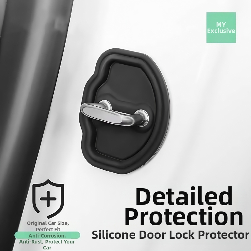 Протектор за ключалката на врата – анти-ръжда, ударопоглъщащ буферен капак, модел J86046