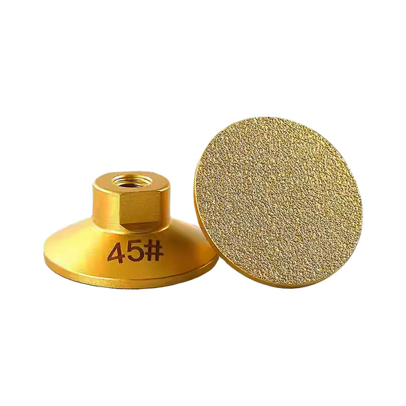 Brazēta diamenta plakā slīpēšanas galva leņķa slīpmašīnai un urbjmašīnai – piemērota akmenim, marmoram, keramiskām flīzēm, granītam un akmeni