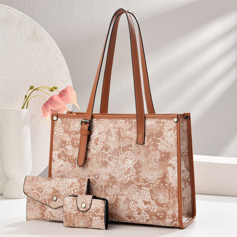 Дамска PU кофа чанта с веригова презрамка, кръстосана през рамо, заключване, вътрешни джобове с цип и за телефон