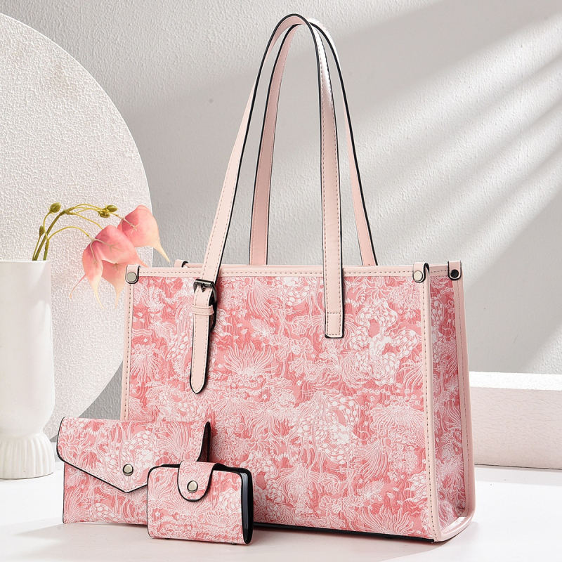 Дамска PU кофа чанта с веригова презрамка, кръстосана през рамо, заключване, вътрешни джобове с цип и за телефон