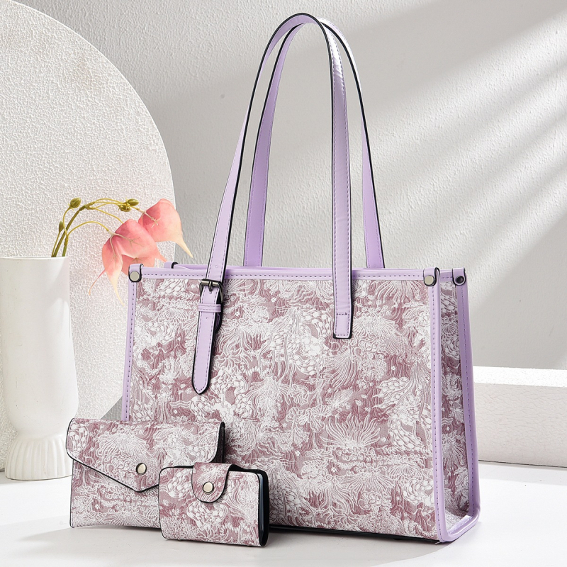 Дамска PU кофа чанта с веригова презрамка, кръстосана през рамо, заключване, вътрешни джобове с цип и за телефон