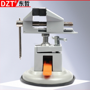 Univerzális forgó kis asztali fogó, 360° elforgatás, ADC12 alumínium ötvözet, fúróhoz tartó