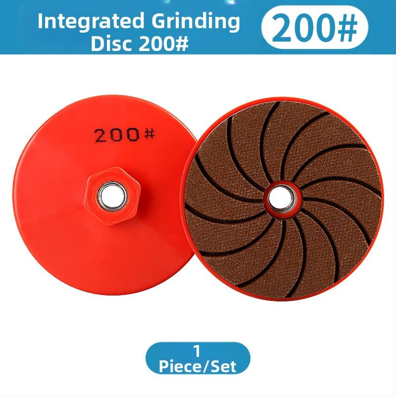 Интегрирана полираща диск за плочки, мрамор и камък – сухо полиране с nano pad, съвместим с ъглов шлайф