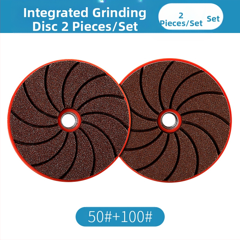 Интегрирана полираща диск за плочки, мрамор и камък – сухо полиране с nano pad, съвместим с ъглов шлайф