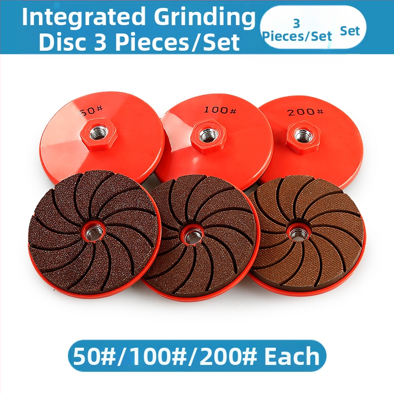 Интегрирана полираща диск за плочки, мрамор и камък – сухо полиране с nano pad, съвместим с ъглов шлайф