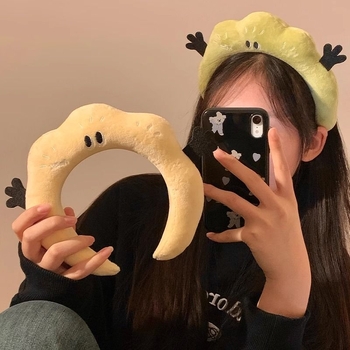 Unisex pūkuota galvos juostelė, originalus dizainas, poliesterio pluoštas, pavasaris 2025, Seiko apdorojimas, tinkama veido valymui