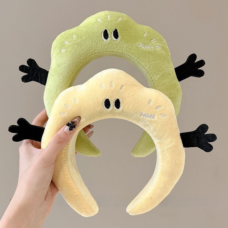 Unisex pūkuota galvos juostelė, originalus dizainas, poliesterio pluoštas, pavasaris 2025, Seiko apdorojimas, tinkama veido valymui