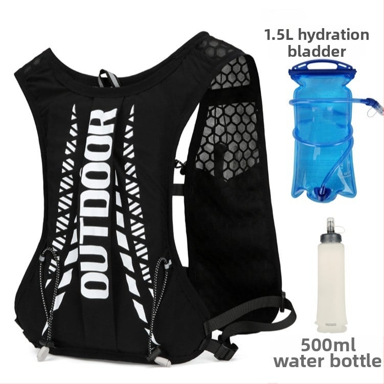 Sportinė kuprinė lauko veiklums, nailono išorė, išlenkti pečių diržai, poliesterio įdaila, tinkama alpinizmui ir žygiams