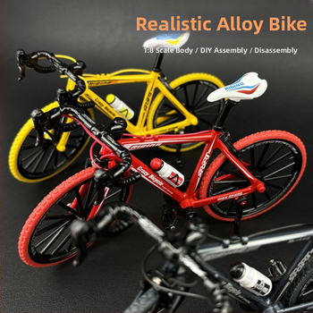 алуминиев 1:8 мащаб мини планински велосипед модел – статичен дисплей за възраст 7–14