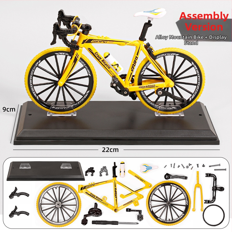 алуминиев 1:8 мащаб мини планински велосипед модел – статичен дисплей за възраст 7–14