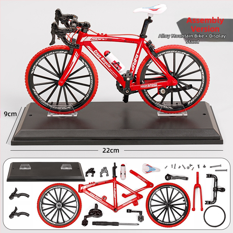алуминиев 1:8 мащаб мини планински велосипед модел – статичен дисплей за възраст 7–14