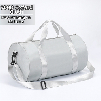 Unisex sportinė rankinė treniruotėms ir plaukimui su sausų–drėgnų atskyrimu, talpa 20–35L, Oxford audinys, užtrauktukas, viena pečių juosta, vidinė telefono kišenė