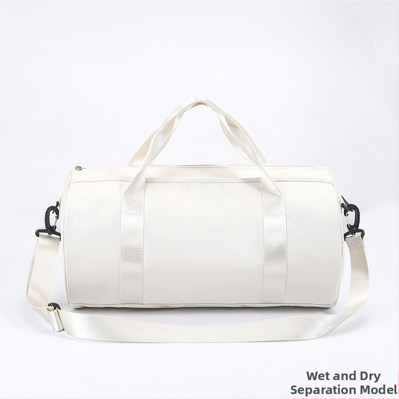 Unisex sportinė rankinė treniruotėms ir plaukimui su sausų–drėgnų atskyrimu, talpa 20–35L, Oxford audinys, užtrauktukas, viena pečių juosta, vidinė telefono kišenė