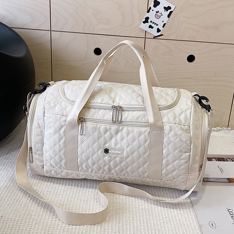Torba za putovanje s kotačićima velike kapacitete – gradski minimalistički stil, Oxford tkanina, vodootporna i otporna na habanje, odjeljak za suho/mokro, 36–55 L