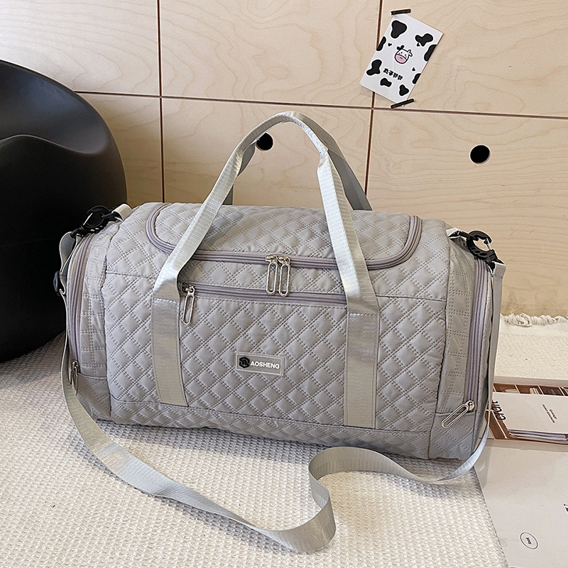Torba za putovanje s kotačićima velike kapacitete – gradski minimalistički stil, Oxford tkanina, vodootporna i otporna na habanje, odjeljak za suho/mokro, 36–55 L