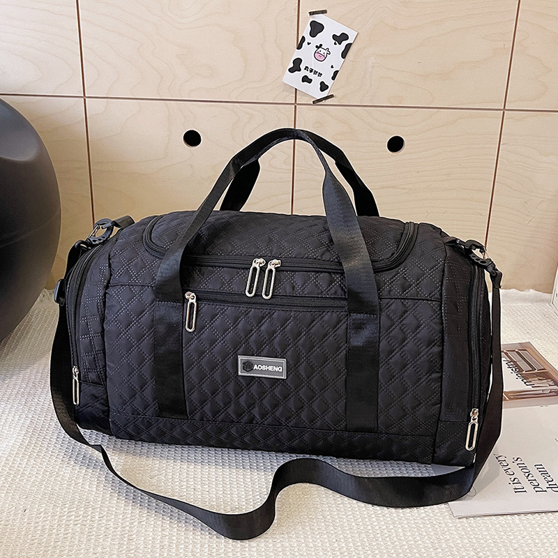 Torba za putovanje s kotačićima velike kapacitete – gradski minimalistički stil, Oxford tkanina, vodootporna i otporna na habanje, odjeljak za suho/mokro, 36–55 L