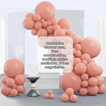 Latekso dekoratyviniai balionai, apvalios formos, su spausdintu logotipu XINYUE