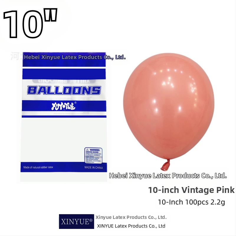 Latekso dekoratyviniai balionai, apvalios formos, su spausdintu logotipu XINYUE