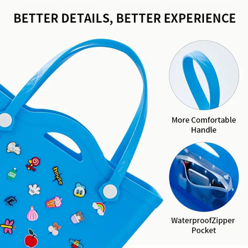 Τσάντα παραλίας EVA crossbody, Unisex - Αναψυχής ταξίδι, Μονόχρωμο σχέδιο, EVA επένδυση