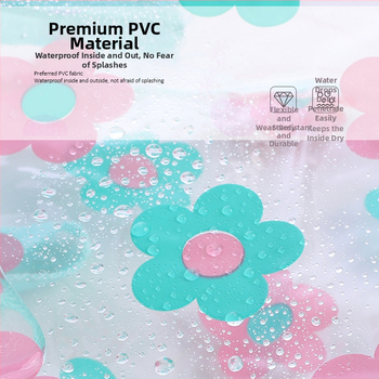 Διαφανές καλλυντικό τσαντάκι PVC με εκτύπωση, αδιάβροχο και φορητό, με μεγάλη χωρητικότητα για καλλυντικά και είδη περιποίησης – κατάλληλο για ταξίδια