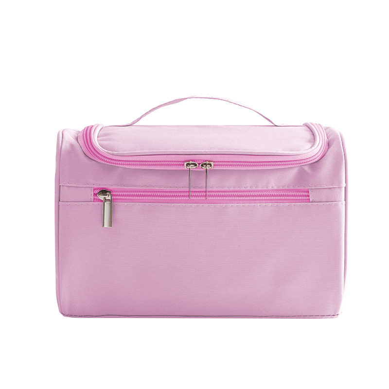 Kelioninė kosmetinės krepšys su pagalvės kabliu, atsparus vandeniui Oxford audinys, kubo formos, didelė talpa, nešiojama rankena
