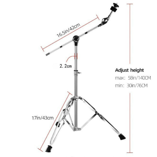 Pengyin vasból készült snare dob állvány, állítható, modell 001