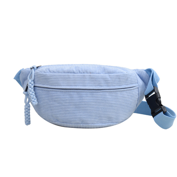 Corduroy ženska Chest Bag – gradski minimalizam, zatvarač, podstava od poliester, unutarnja džep za telefon, unutarnji patch džep, proljeće 2025