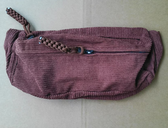 Corduroy ženska Chest Bag – gradski minimalizam, zatvarač, podstava od poliester, unutarnja džep za telefon, unutarnji patch džep, proljeće 2025